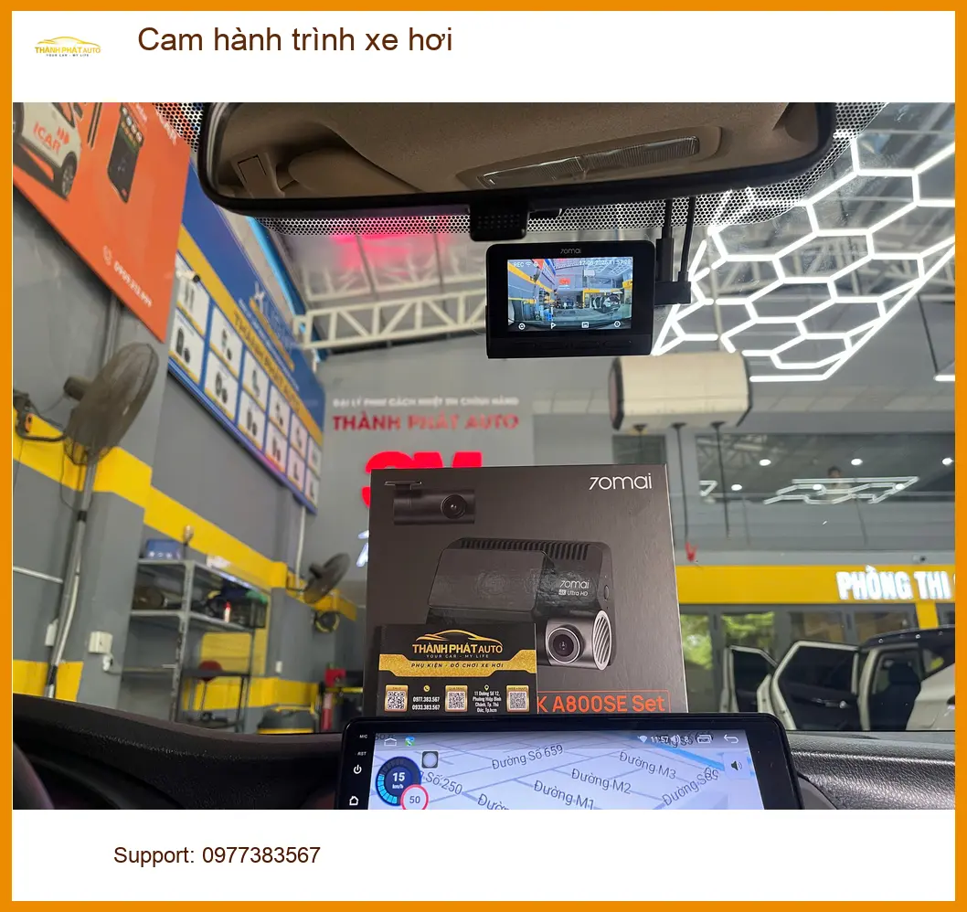 Anh Nam lắp Cam hành trình xe hơi Kia Carnival Quận Tân Phú để bảo vệ xe