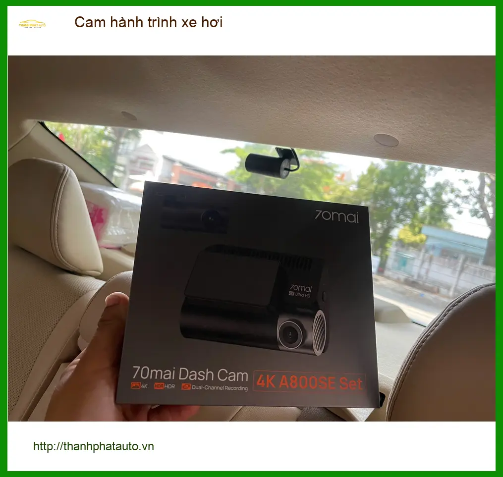 Chị Minh lắp cam hành trình xe hơi Hyundai Accent uy tín tại Quận Gò Vấp