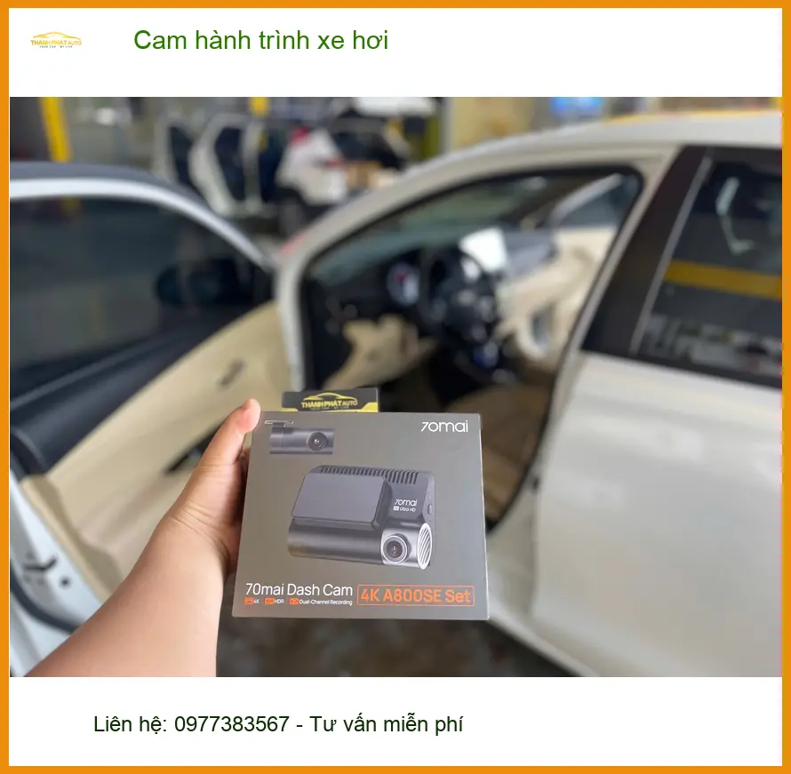 Anh Quốc An lắp cam hành trình Toyota Vios tại Hóc Môn để có bằng chứng. ảnh thực tế 4