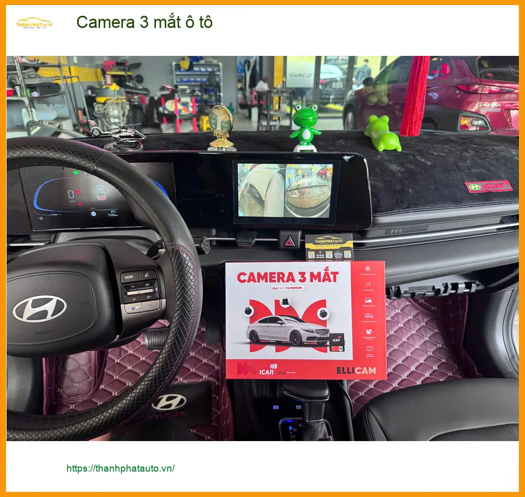 Cô Liên gắn Camera 3 mắt ô tô cho Mazda CX-5 ở Quận Thủ Đức ảnh thực tế 2