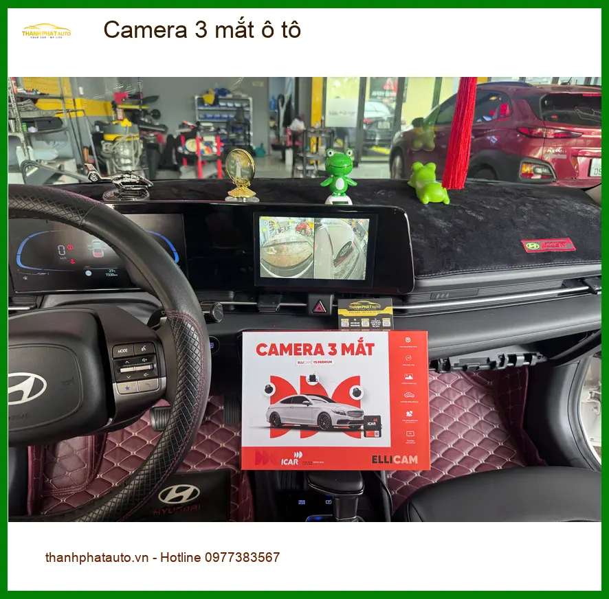 Cô Liên gắn Camera 3 mắt ô tô cho Mazda CX-5 ở Quận Thủ Đức ảnh thực tế 3