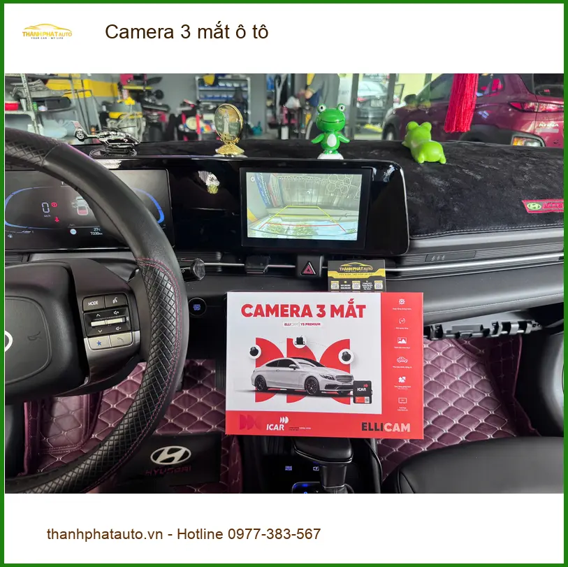 Cô Liên gắn Camera 3 mắt ô tô cho Mazda CX-5 ở Quận Thủ Đức ảnh thực tế 5