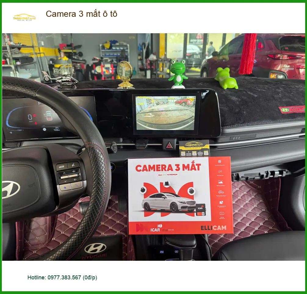 Anh Quang lắp Camera 3 mắt ô tô cho Hyundai Creta tại Quận Bình Thạnh ảnh thực tế 2
