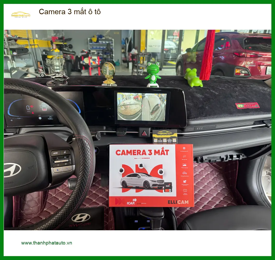 Anh Quang lắp Camera 3 mắt ô tô cho Hyundai Creta tại Quận Bình Thạnh ảnh thực tế 4