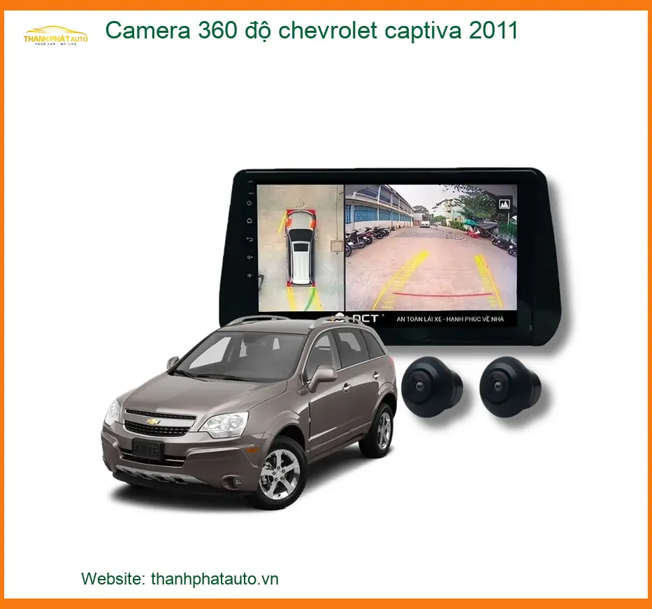 Camera 360 độ Chevrolet Captiva 2011 - Trung Tâm Gắn Chính Hãng TPHCM