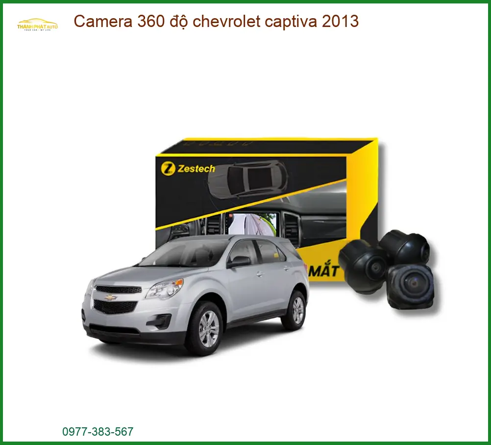 Camera 360 Độ Chevrolet Captiva 2013 - Địa Chỉ Lắp Đặt Uy Tín TPHCM