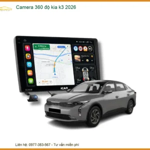 Hệ Thống Camera 360 độ Kia K3 2026 - Địa Chỉ Lắp Đặt Camera 360 Uy Tín TPHCM