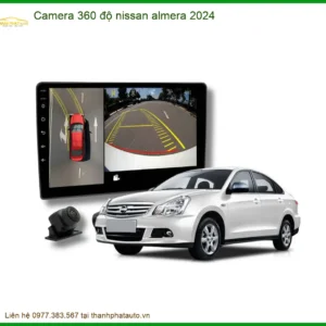 Camera 360 độ Nissan Almera 2024 - Trung Tâm Lắp Đặt Uy Tín TPHCM