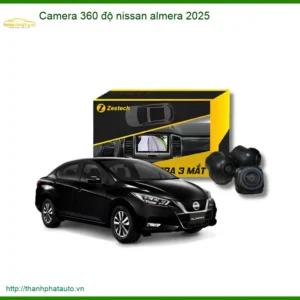 Camera 360 độ Nissan Almera 2025 - Địa Chỉ Lắp Đặt Camera Uy Tín TPHCM