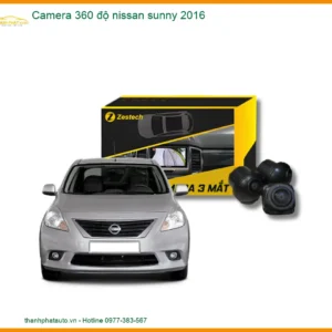 Lắp Camera 360 độ cho Nissan Sunny 2016 - Địa Chỉ Lắp Đặt Uy Tín TPHCM