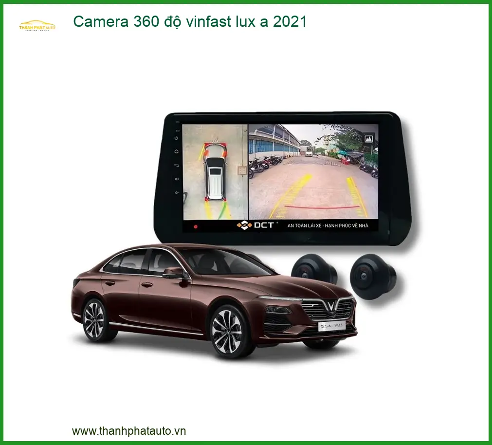 Camera 360 độ Vinfast Lux A 2021 - Địa Chỉ Lắp Đặt Uy Tín TPHCM