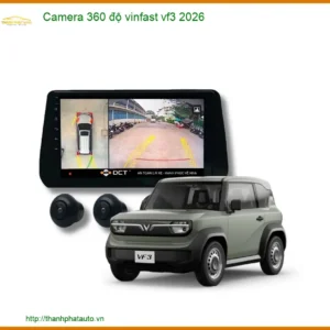 Camera 360 độ Vinfast VF3 2026 - Trung Tâm Lắp Đặt Uy Tín TPHCM