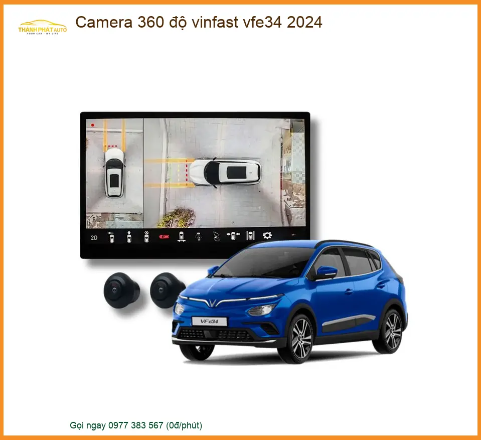 Camera 360 độ VinFast VF e34 2024 - Địa Chỉ Lắp Đặt Uy Tín, Giá Tốt Tại TPHCM