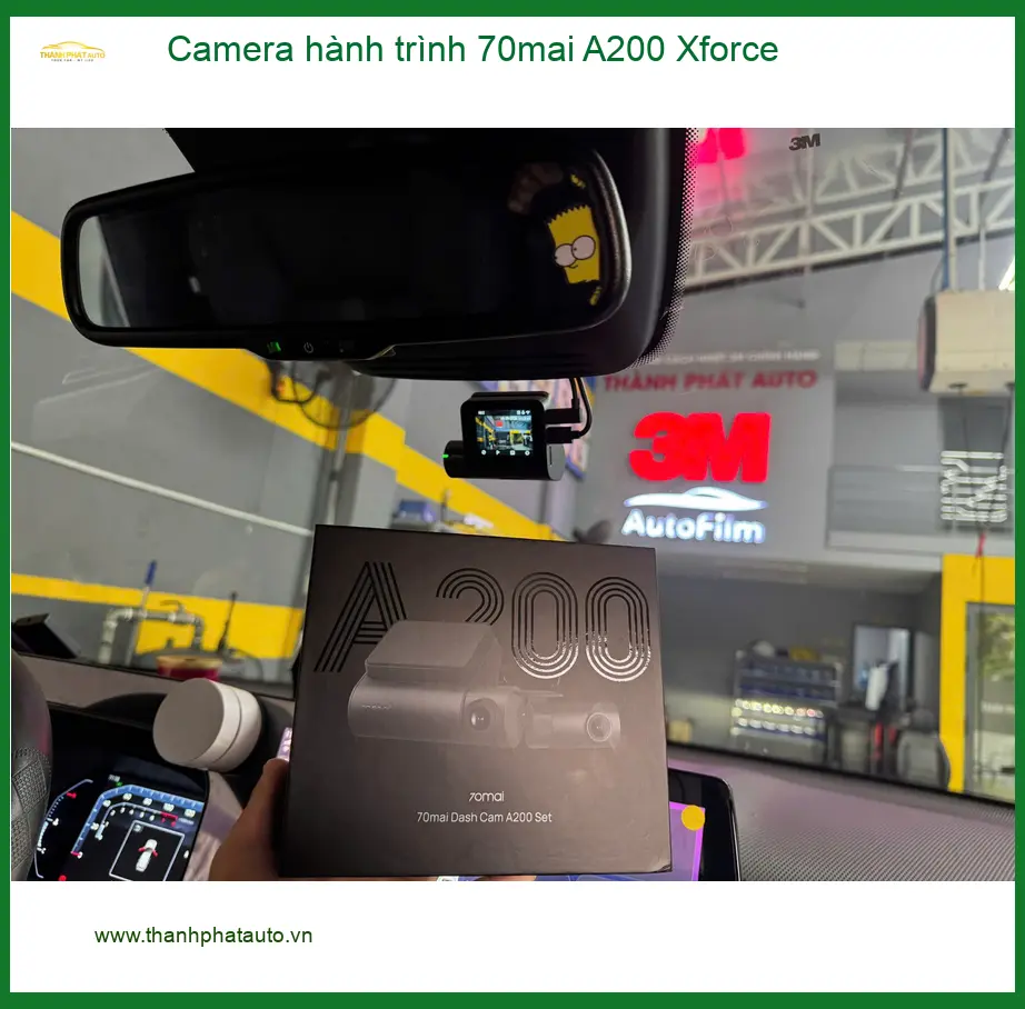 Anh Long lắp Camera hành trình 70mai A200 Xforce tại Cần Giờ