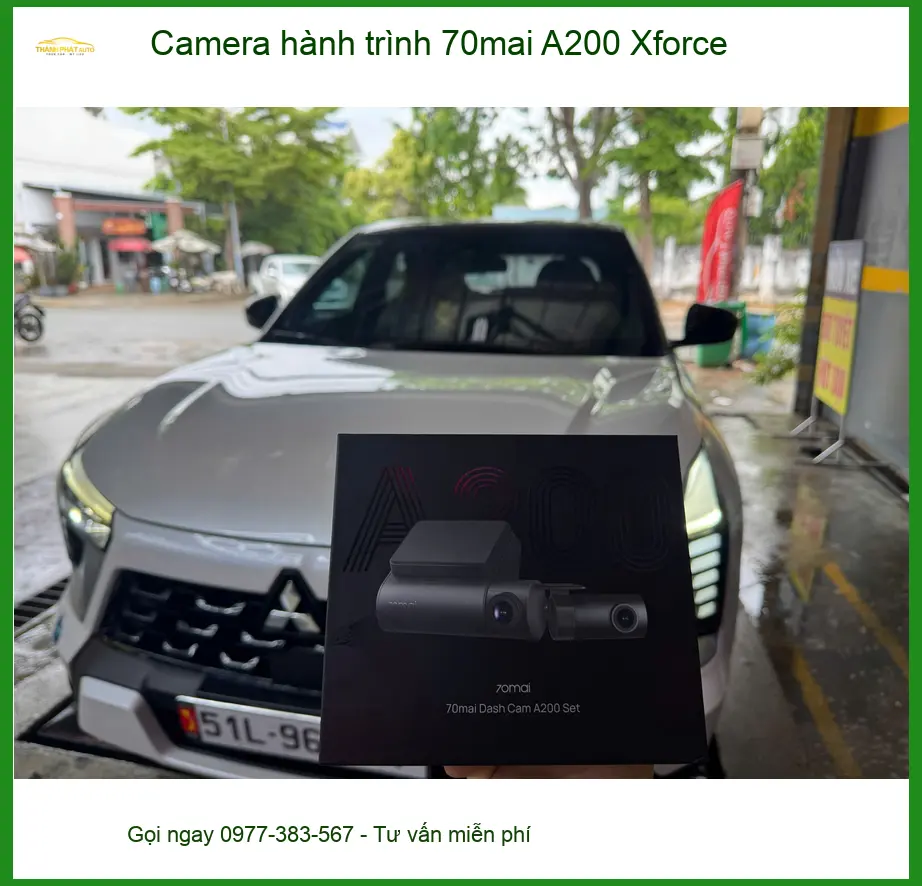 Anh Long lắp Camera hành trình 70mai A200 Xforce tại Cần Giờ ảnh thực tế 2