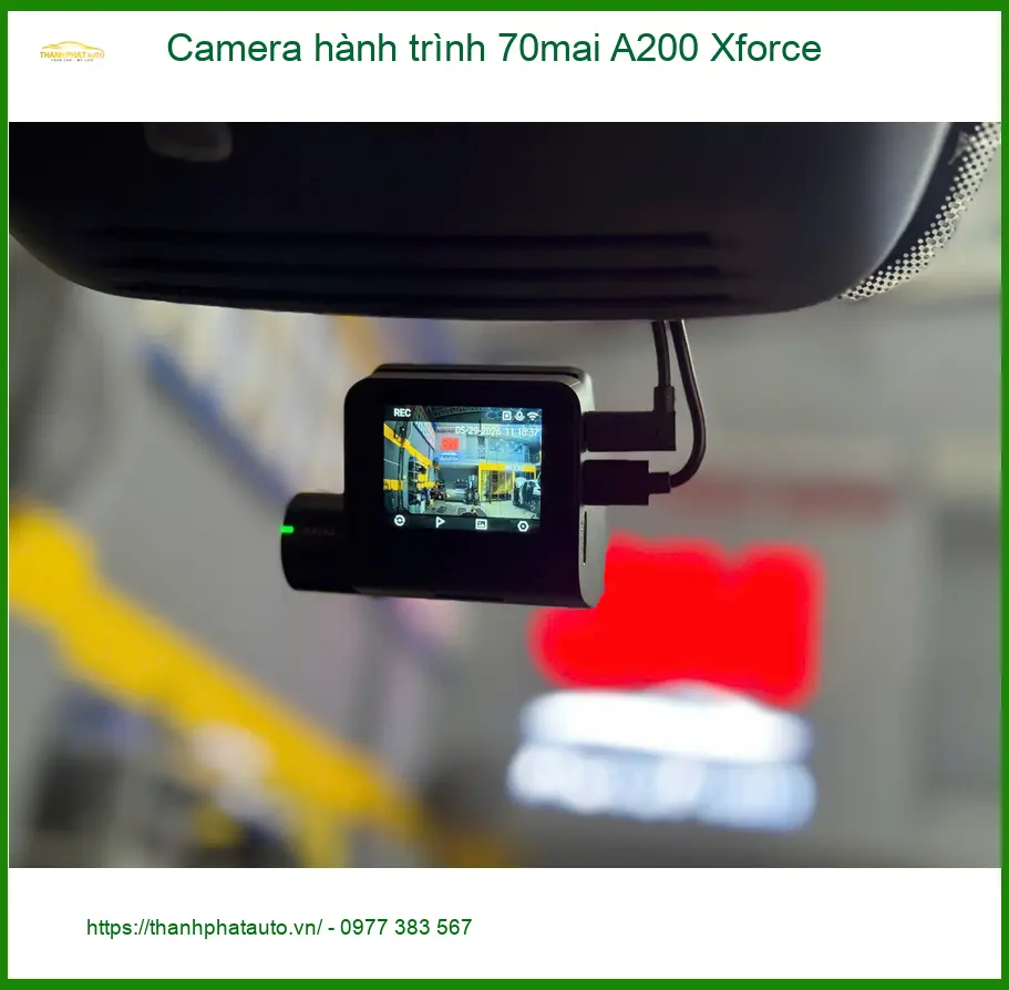 Anh Long lắp Camera hành trình 70mai A200 Xforce tại Cần Giờ ảnh thực tế 3