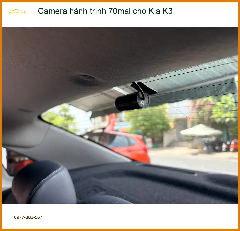 Anh Thành lắp Camera hành trình 70mai cho Kia K3 tại Quận 10 vì cần ghi lại lộ trình ảnh thực tế 4