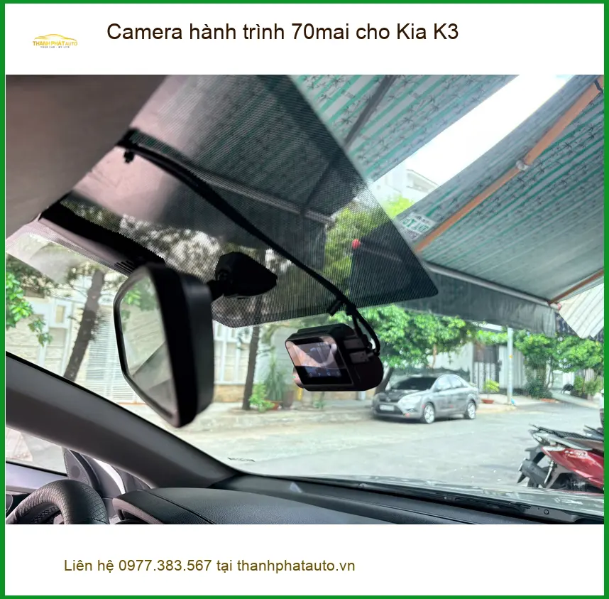 Anh Khôi lắp Camera hành trình 70mai cho Kia K3 tại Quận 1 vì hay đi công tác xa ảnh thực tế 4