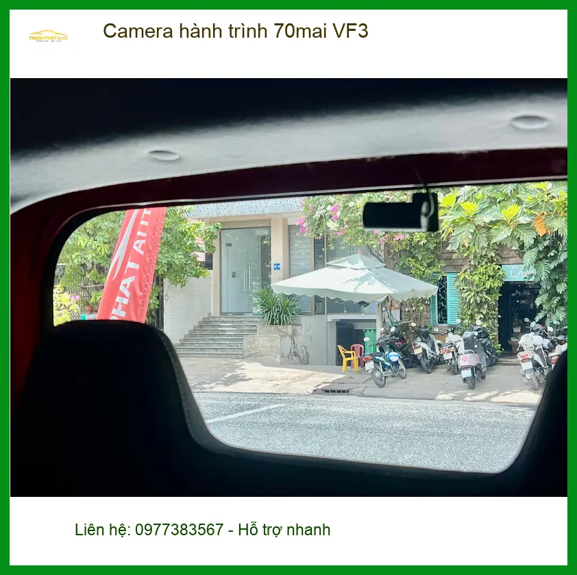 Anh Khải lắp camera hành trình 70mai VF3 sau va quẹt ở Cần Giờ