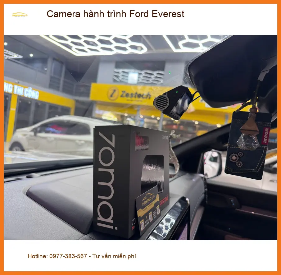Trung tâm lắp Camera hành trình Ford Everest Quận 2 uy tín cho Chú Phước