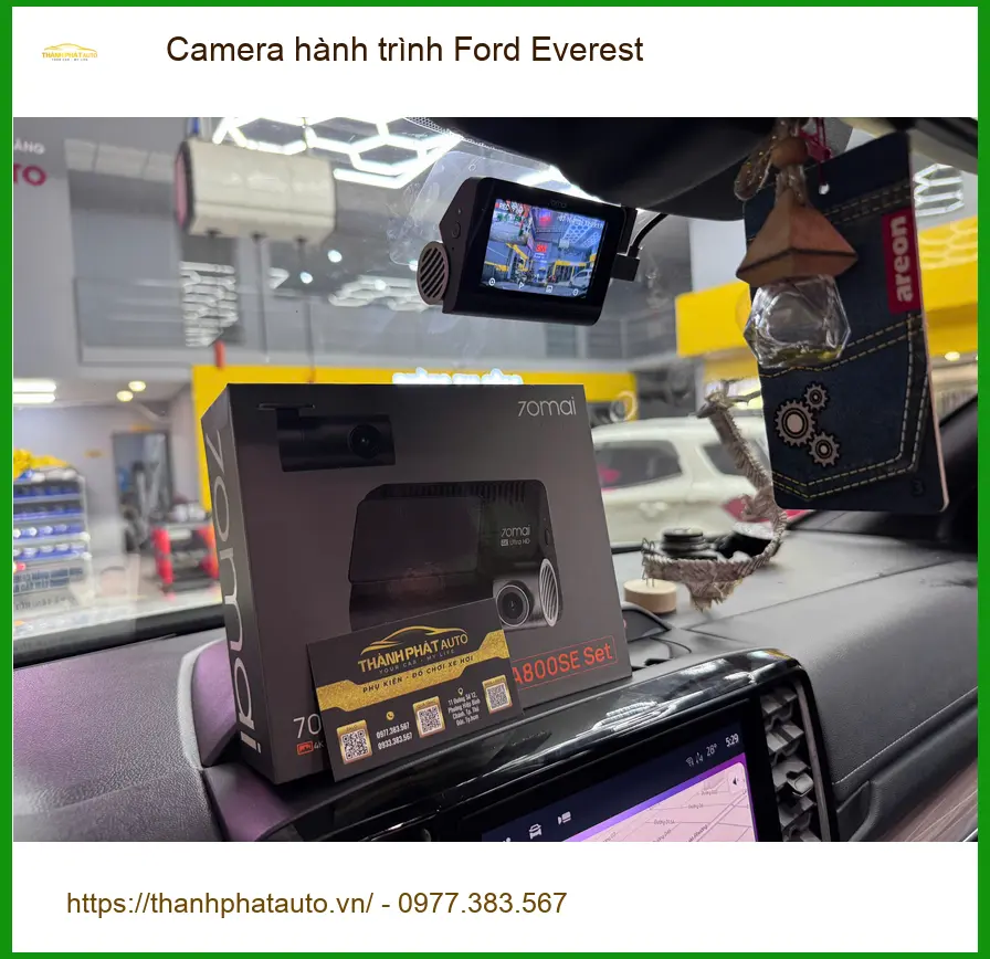 Trung tâm lắp Camera hành trình Ford Everest Quận 2 uy tín cho Chú Phước ảnh thực tế 3