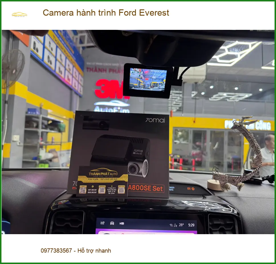 Anh Khang lắp camera hành trình Ford Everest tại Quận 12 đảm bảo an toàn ảnh thực tế 3