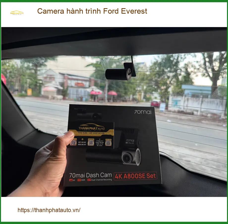 Anh Khang lắp camera hành trình Ford Everest tại Quận 12 đảm bảo an toàn ảnh thực tế 4