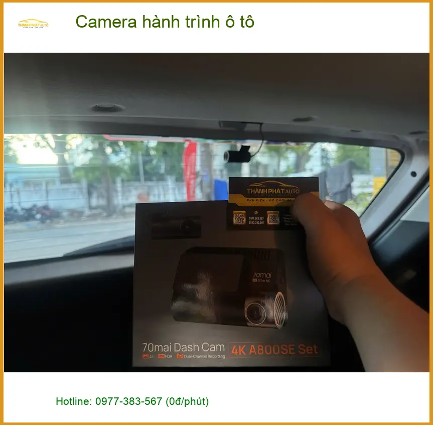 Chị Mai Anh lắp Camera hành trình Hyundai Accent ở Thủ Đức an tâm lái xe. ảnh thực tế 4