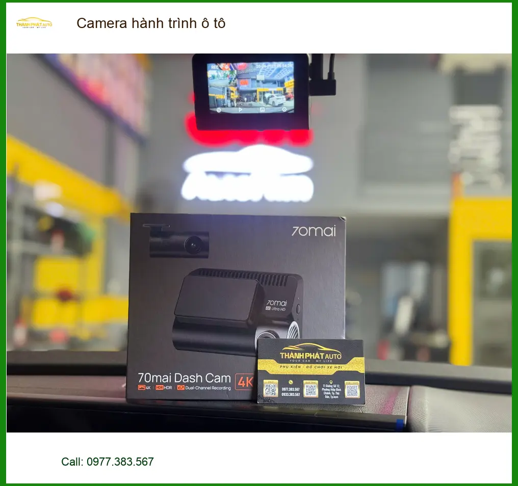 Chị Thảo lắp camera hành trình ô tô cho Hyundai Accent tại Hóc Môn để ghi lại hành trình an toàn hơn ảnh thực tế 4