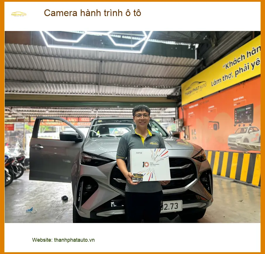 Anh Đăng lắp Camera hành trình ô tô Honda CRV tại Hóc Môn để an tâm hơn khi lái xe ảnh thực tế 3