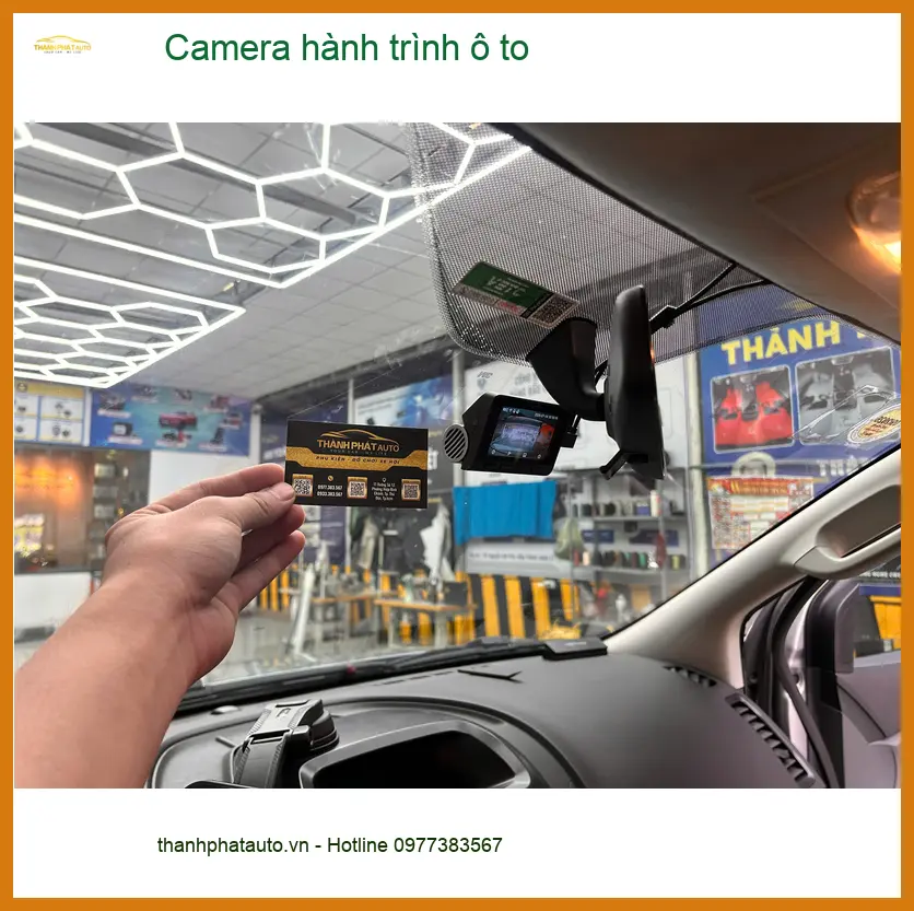 Anh Khải lắp Camera hành trình ô tô cho Honda CRV tại Quận 10 ảnh thực tế 2