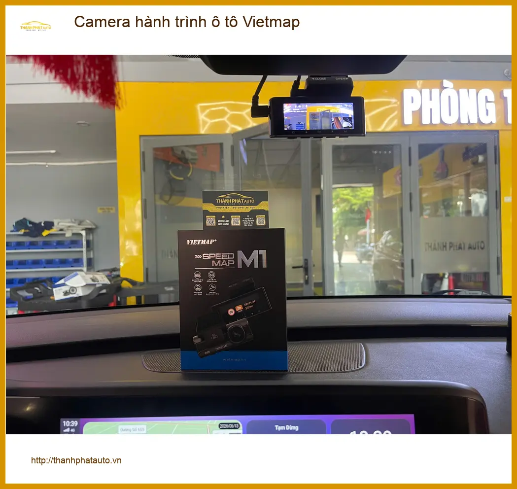 Anh Minh lắp Camera hành trình Vietmap cho Honda CRV ở Quận 6 ảnh thực tế 3