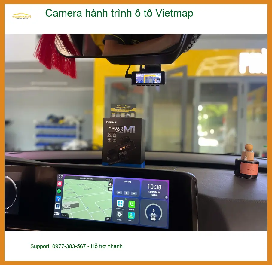 Anh Minh lắp Camera hành trình Vietmap cho Honda CRV ở Quận 6 ảnh thực tế 4