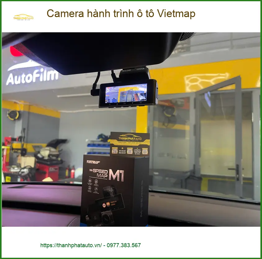 Anh Tùng lắp Camera hành trình Vietmap cho Hyundai Accent tại Hóc Môn để an tâm