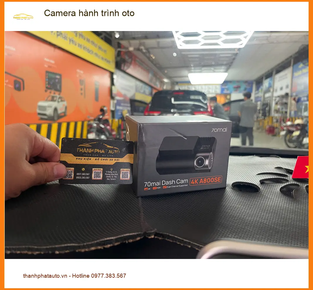 Anh Minh lắp camera hành trình oto Hyundai Accent tại Quận 7 sau vụ va chạm nhỏ ảnh thực tế 4