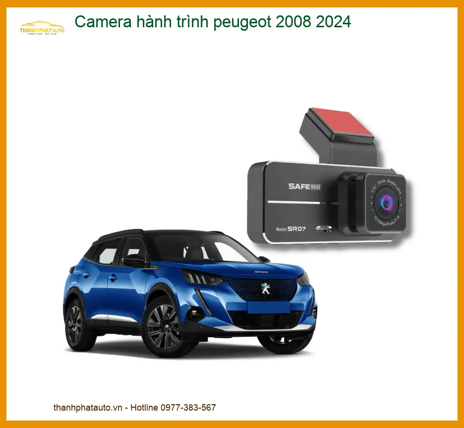 Camera hành trình Peugeot 2008 2024 - Trung Tâm Lắp Đặt Chính Hãng TPHCM