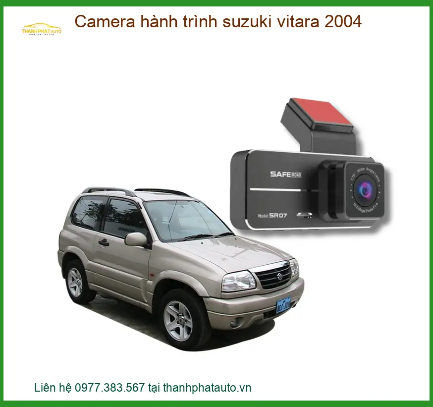 Camera Hành Trình Suzuki Vitara 2004 - Trung Tâm Lắp Đặt Uy Tín TPHCM