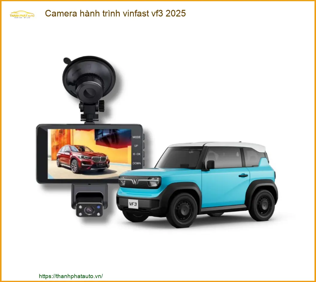 Camera Hành Trình Vinfast VF3 2025 - Địa Chỉ Lắp Đặt Uy Tín TPHCM