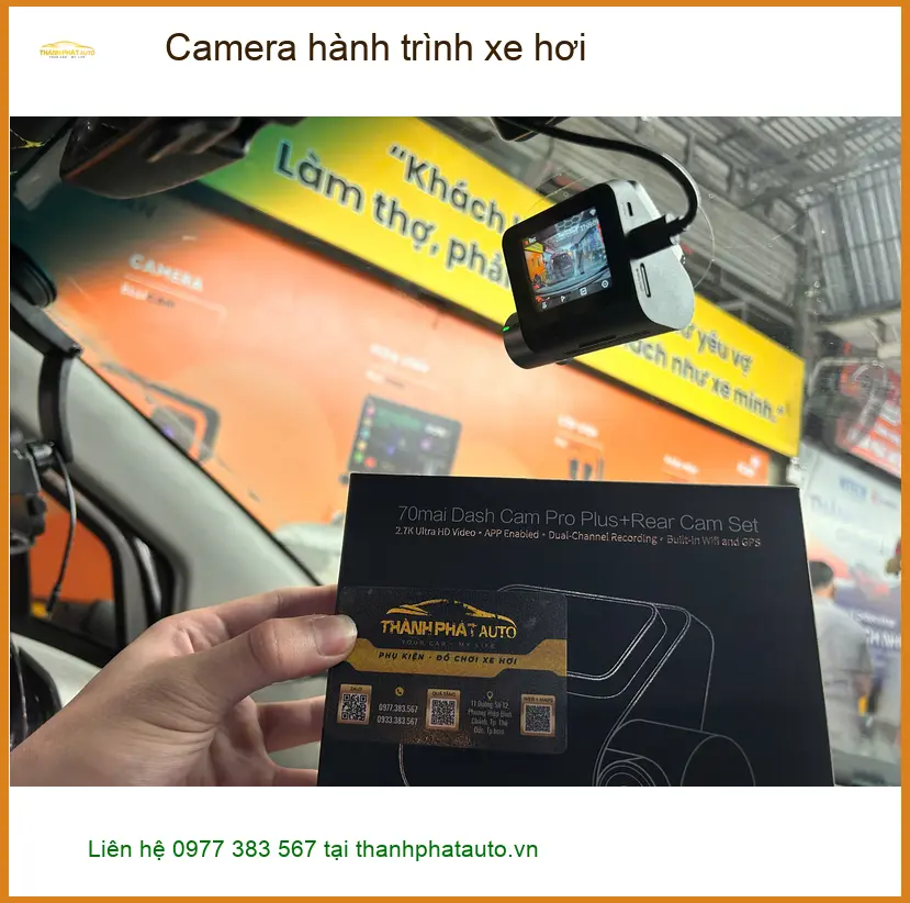 Anh Khải lắp camera hành trình xe hơi Hyundai Accent tại Quận Bình Tân