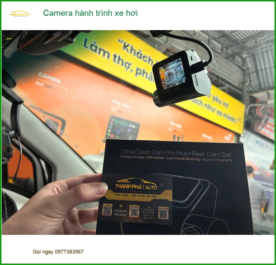 Chị Hằng gắn Camera hành trình xe hơi cho Honda CRV ở Quận Gò Vấp ảnh thực tế 2