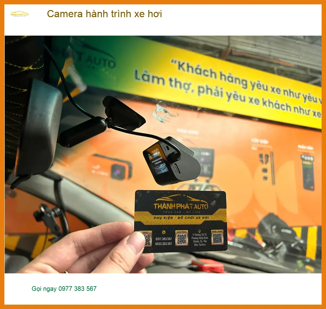 Anh Khang lắp Camera hành trình cho VinFast Lux SA2.0 tại Hóc Môn