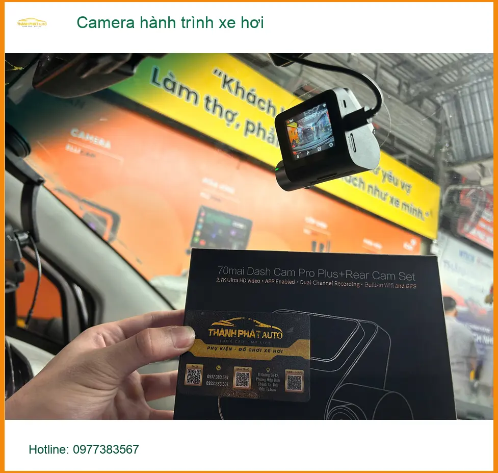Anh Khang lắp Camera hành trình cho VinFast Lux SA2.0 tại Hóc Môn ảnh thực tế 2