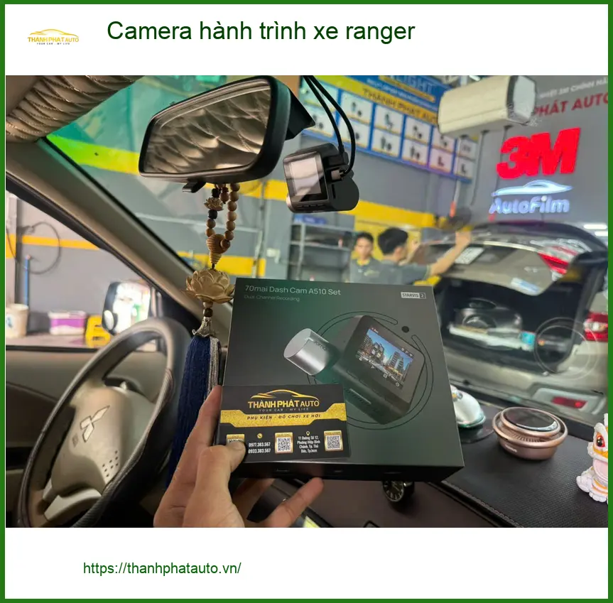 Anh Khôi lắp Camera hành trình xe Ranger ở Củ Chi để ghi lại hành trình