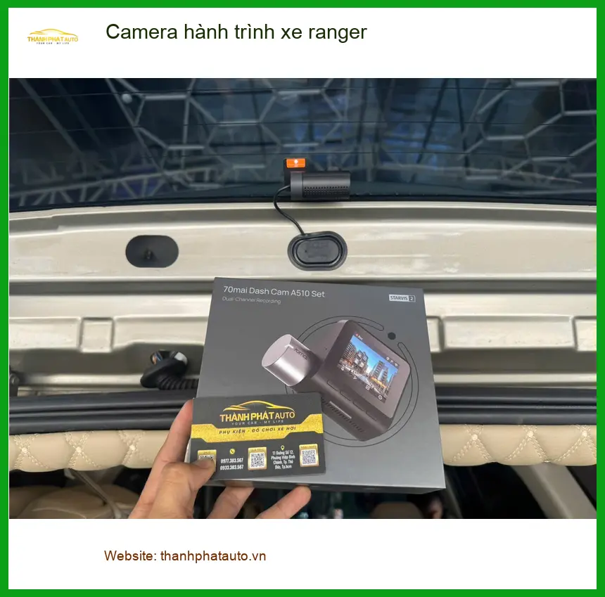 Anh Khôi lắp Camera hành trình xe Ranger ở Củ Chi để ghi lại hành trình ảnh thực tế 2