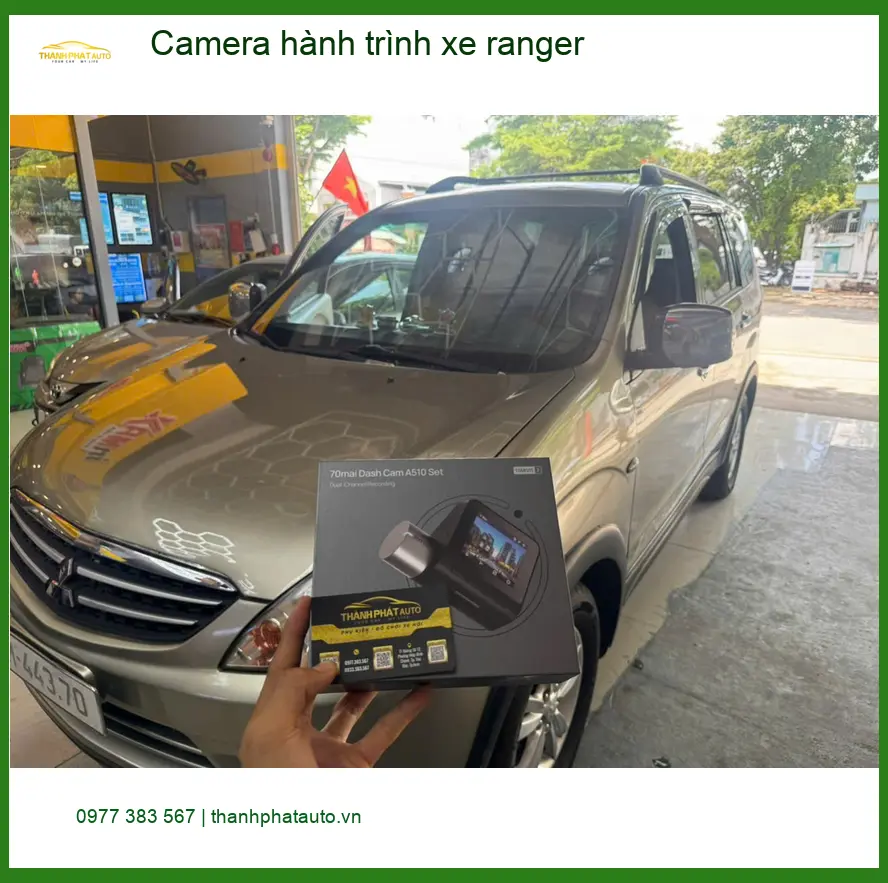 Anh Khôi lắp Camera hành trình xe Ranger ở Củ Chi để ghi lại hành trình ảnh thực tế 3
