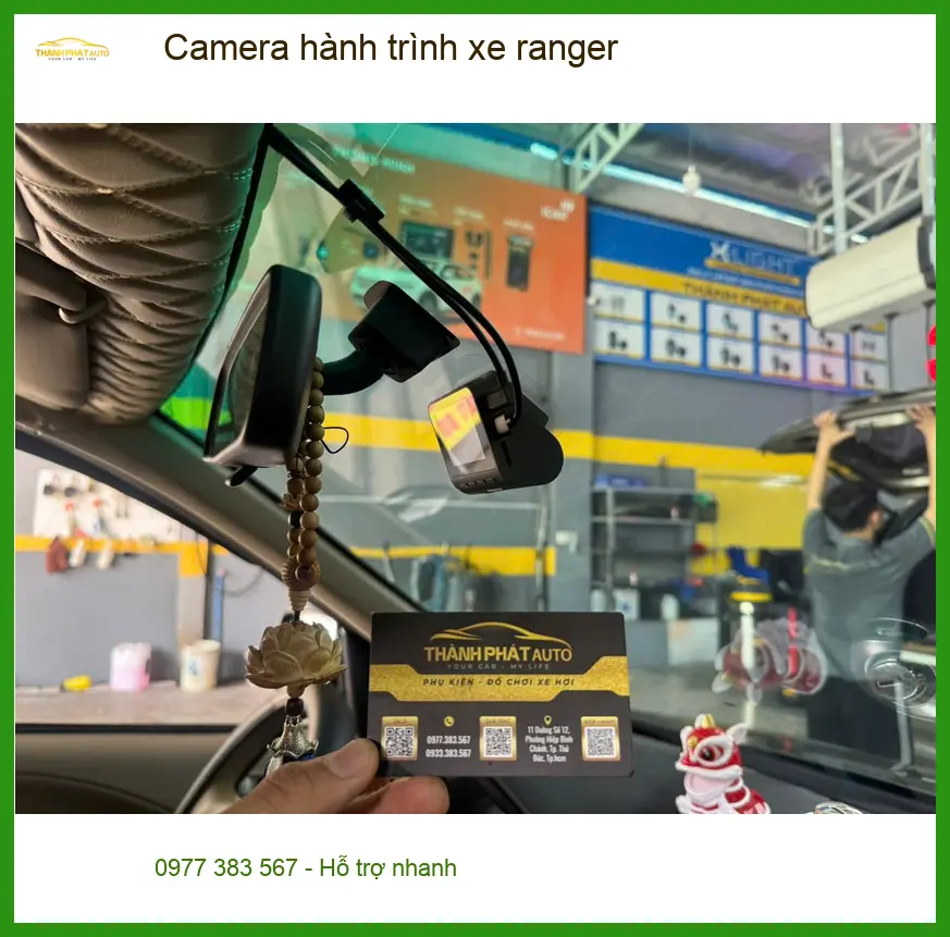 Anh Quý lắp Camera hành trình cho Ranger ở Quận 6 muốn hình ảnh sắc nét ảnh thực tế 3