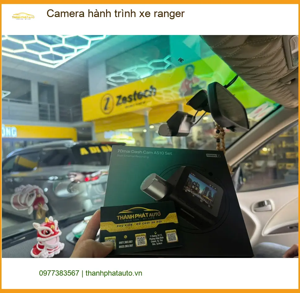 Anh Khôi lắp Camera hành trình xe Ranger ở Củ Chi để ghi lại hành trình ảnh thực tế 5