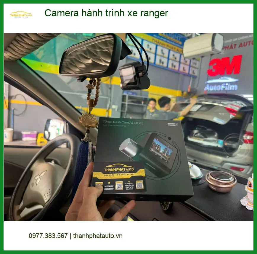 Anh Tuấn lắp camera hành trình Ford Ranger Quận 1 để ghi lại bằng chứng khi cần