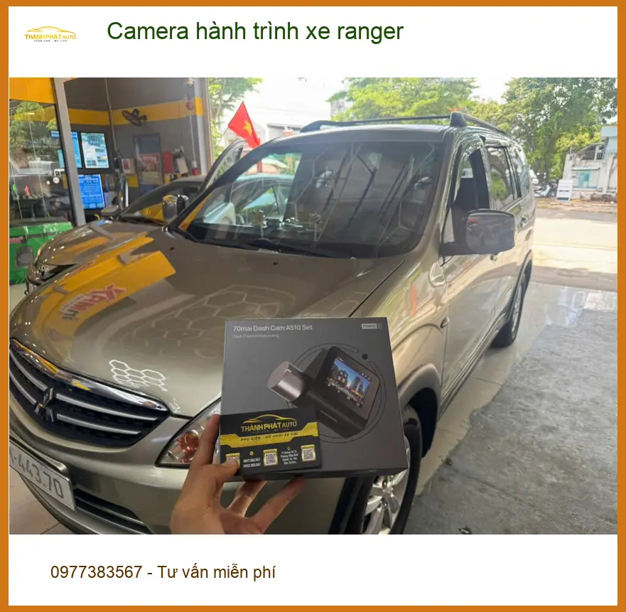 Anh Tuấn lắp camera hành trình Ford Ranger Quận 1 để ghi lại bằng chứng khi cần ảnh thực tế 3