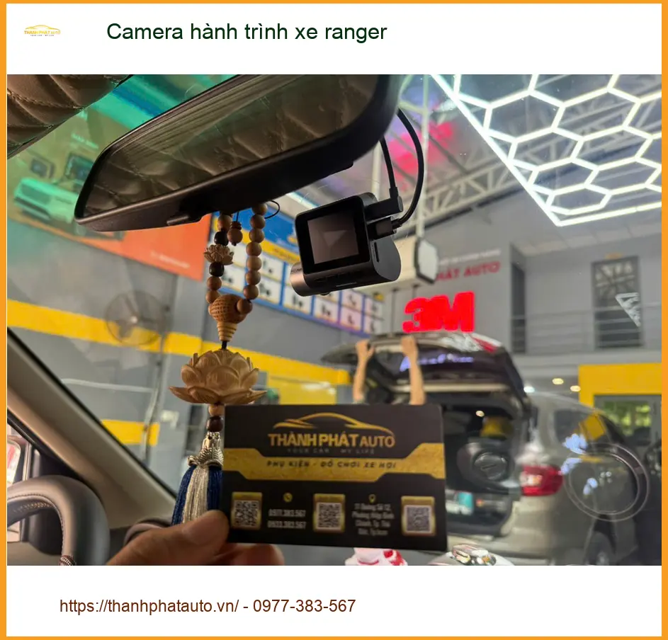 Anh Quân lắp camera hành trình Ford Ranger tại Quận 2 để giám sát an toàn hơn ảnh thực tế 2